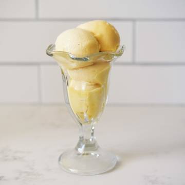 Peach Bellini Sorbet