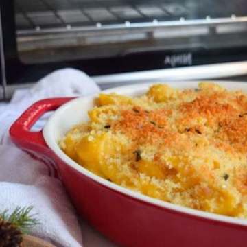 Baked Butternut Squash Mac and Cheese