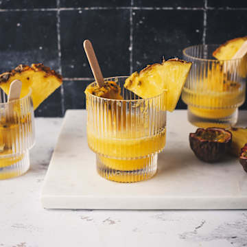 Pineapple & Passion Fruit Popsicle Cocktail