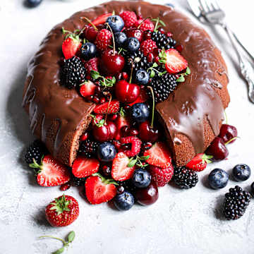 Vegan Mocha Bundt Cake