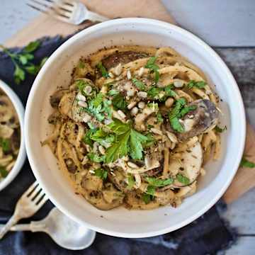 Vegan Cream of Mushroom Soup