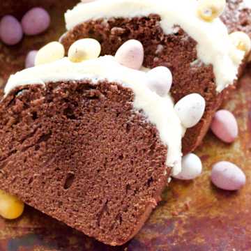 Chocolate Easter Egg Loaf