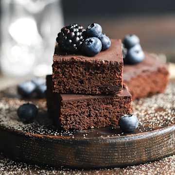 Almond Butter Frosted Brownies