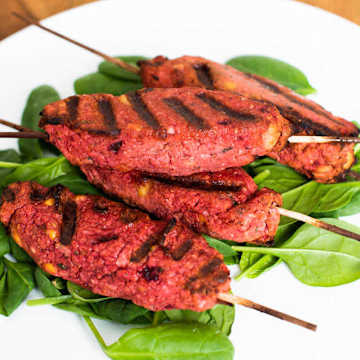 Chickpea & Beetroot Koftas