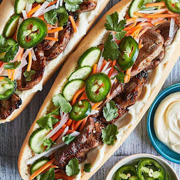 Garlic Pork Banh Mi