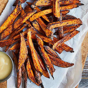 Sweet Potato Fries with Honey Butter Sauce