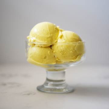 Mango Butternut Squash and Cardamom Ice Cream