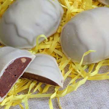 Peanut Butter Truffle Eggs