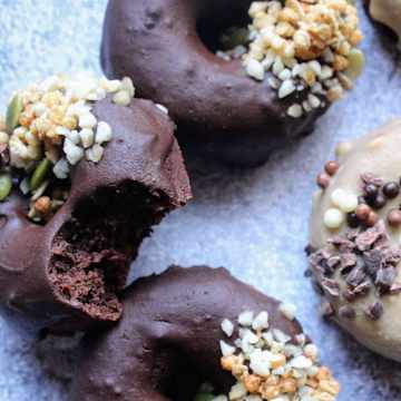 Chocolate Protein Donuts