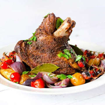 Gigot d'agneau chypriote