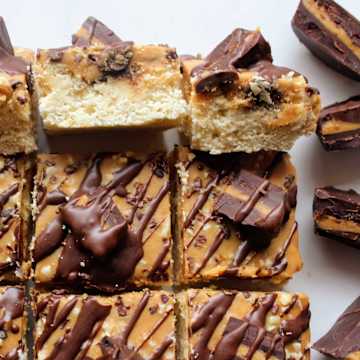 Peanut Butter Cup Cookie Bars