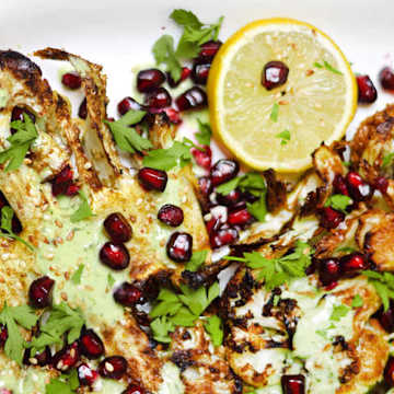 Middle Eastern Grilled Cauliflower Steaks
