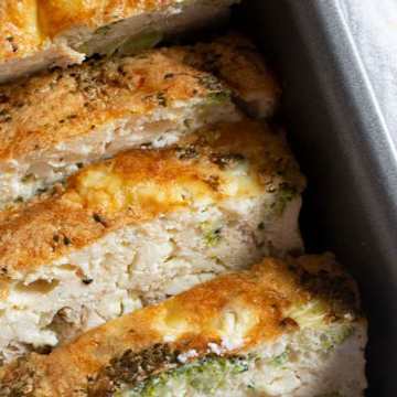 Tuna, Feta Cheese & Broccoli Egg Bake