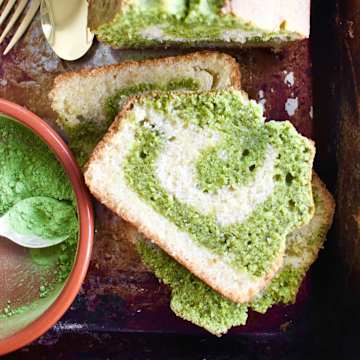 Matcha Marmorkuchen