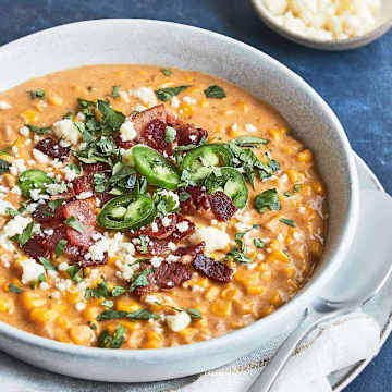 Creamy Mexican-Inspired Corn Chowder