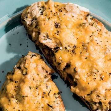 Open-Faced Tuna Melt