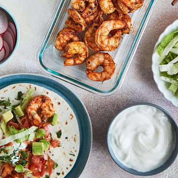Tequila, Lime, and Chipotle Shrimp Tacos