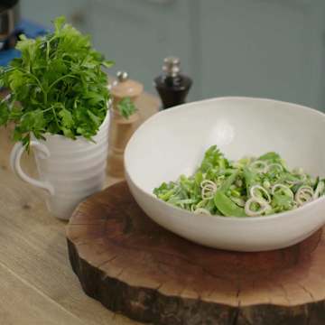 Spring Salad with Mustard Dressing