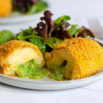 Kiev de pommes de terre au fromage sans gluten