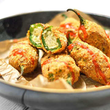 Air Fried Jalapeno Poppers