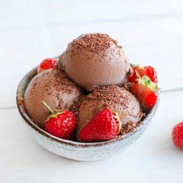 Gelato au chocolat c&eacute;to