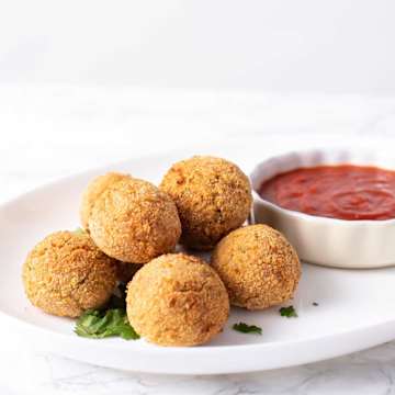 Cheesy Rice Balls