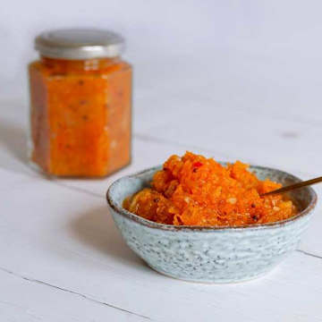 Chutney de carottes &eacute;pic&eacute;