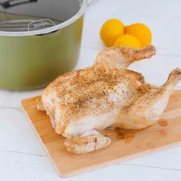 Poulet r&ocirc;ti au citron facile