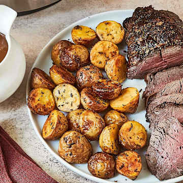 Lamb Roast with Rosemary Potatoes