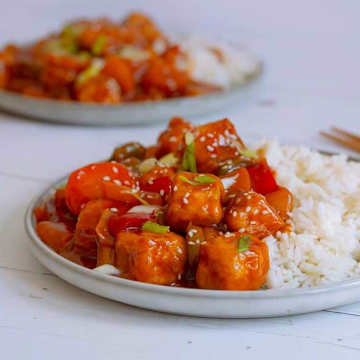 Crispy Sweet and Sour Tofu