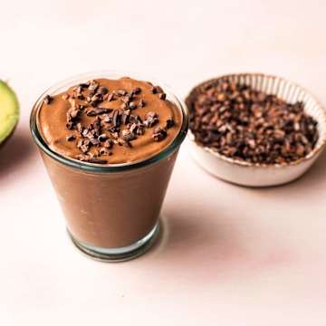 Smoothie chocolat-avocat