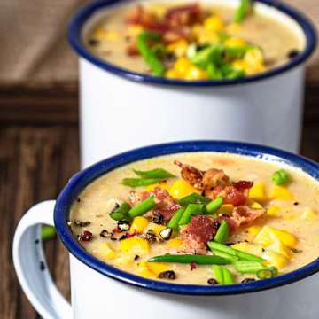Slow Cooked Chicken Corn Chowder