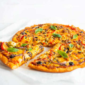 Pizza &agrave; la po&ecirc;le sans gluten