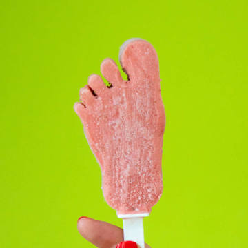 Funny Feet-Inspired Ice Cream