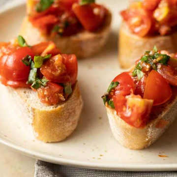Bruschetta au mixeur