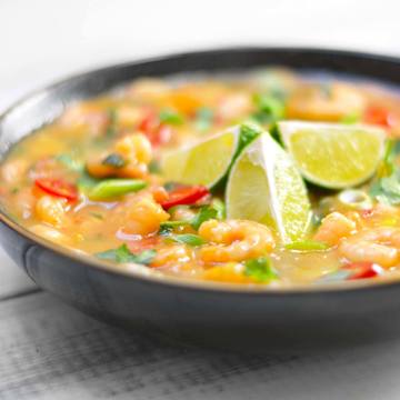 CREVETTES AU PIMENT DOUX