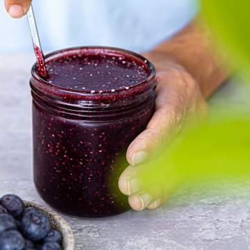 Sugarfree Blueberry Jam
