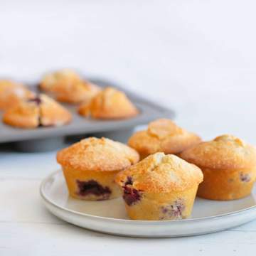Muffins aux myrtilles