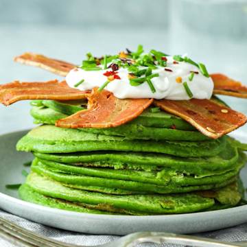 Vegan Spinach Pancakes