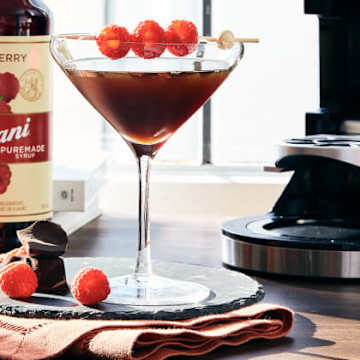 Raspberry Coffee Martini