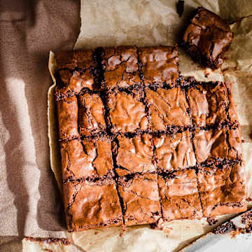 Saftige Brownies