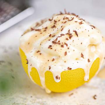 Veganes Zitronen Sorbet