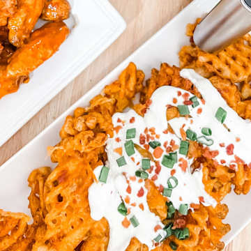 Buffalo Wings & Loaded Waffle Fries