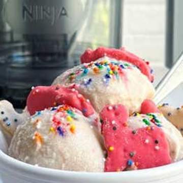 Frosted Animal Cookie Ice Cream