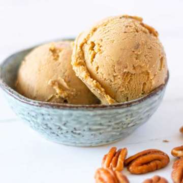 Vegan Butter-Pecan Ice Cream