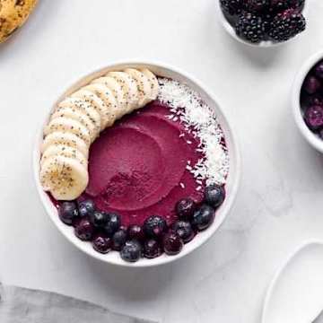 Dole Tropical Blueberry Smoothie Bowl