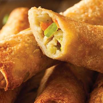Vegetable Egg Rolls with Dipping Sauce