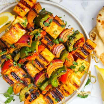 Paneer Tikka Skewers