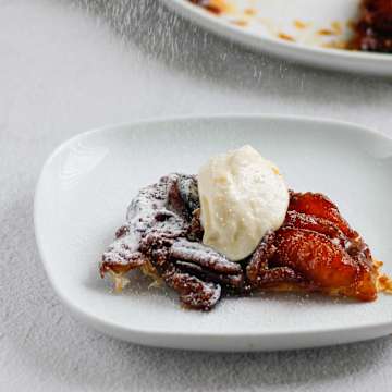 Apple, Fig & Pistachio Tarte Tatin