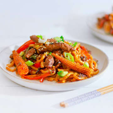 Koreanisches BBQ-Beef Stir